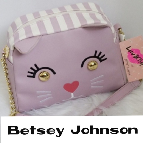 Betsey Johnson Handbags - Betsey Johnson Kitty Cat Purse/ Crossbody bag NWT!